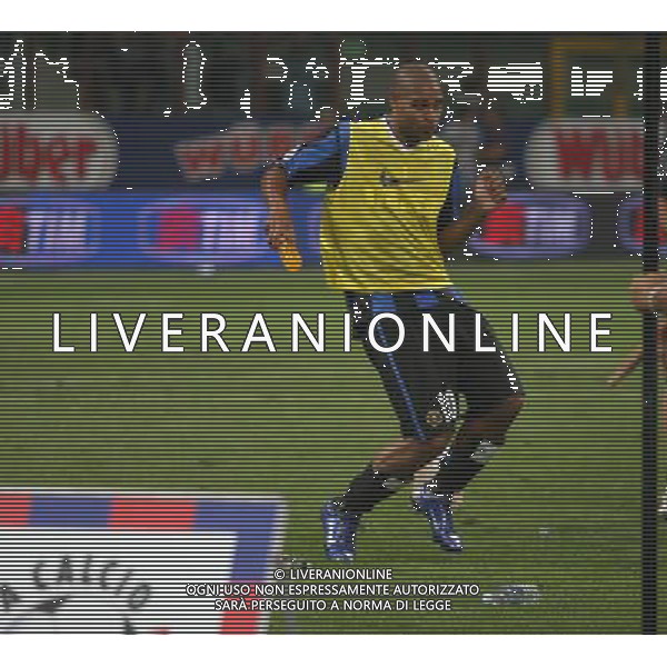 INTER -ROMA SUPERCOPPA ITALIANA TIM 26/08/2006 NELLA FOTO ADRIANO BALLA A FINE GARA agenzia aldo liverani