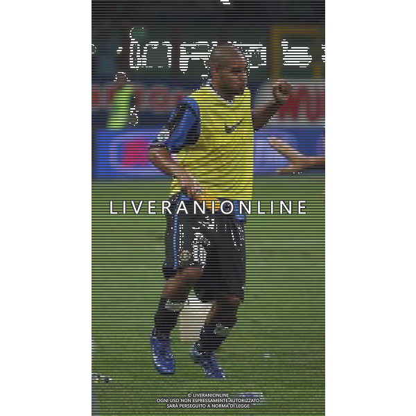 INTER -ROMA SUPERCOPPA ITALIANA TIM 26/08/2006 NELLA FOTO ADRIANO BALLA A FINE GARA agenzia aldo liverani