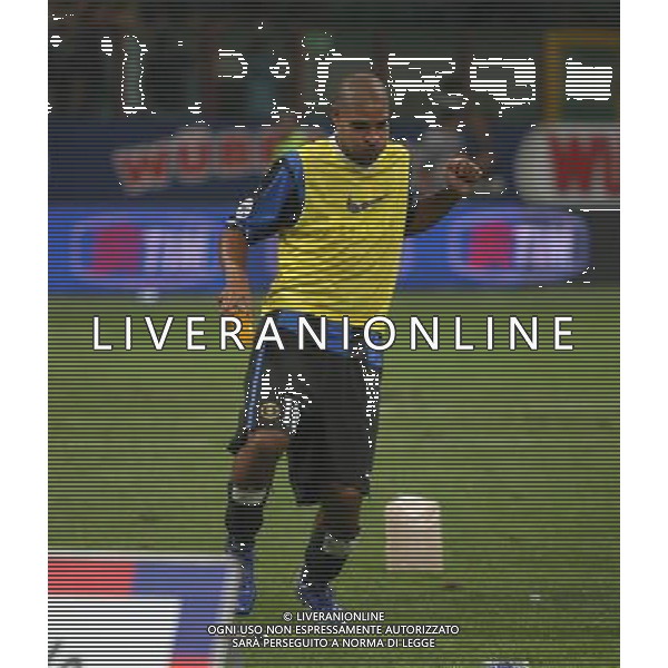 INTER -ROMA SUPERCOPPA ITALIANA TIM 26/08/2006 NELLA FOTO ADRIANO BALLA A FINE GARA agenzia aldo liverani