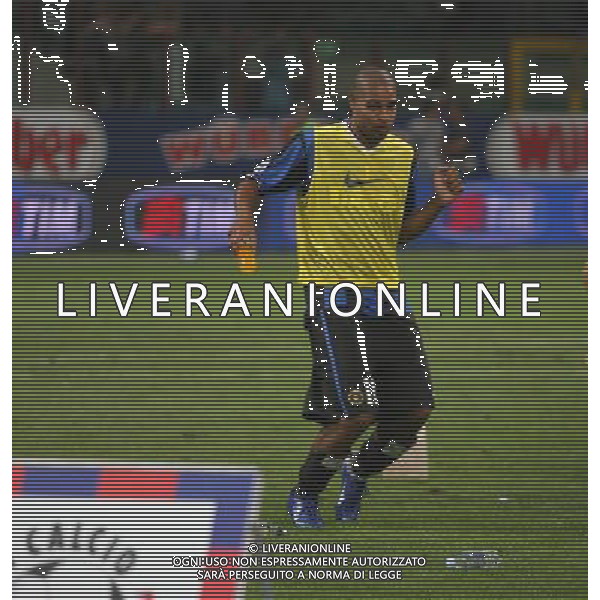 INTER -ROMA SUPERCOPPA ITALIANA TIM 26/08/2006 NELLA FOTO ADRIANO BALLA A FINE GARA agenzia aldo liverani