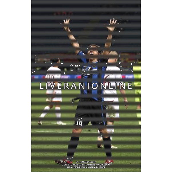 INTER -ROMA SUPERCOPPA ITALIANA TIM 26/08/2006 NELLA FOTO HERNAN CRESPO agenzia aldo liverani