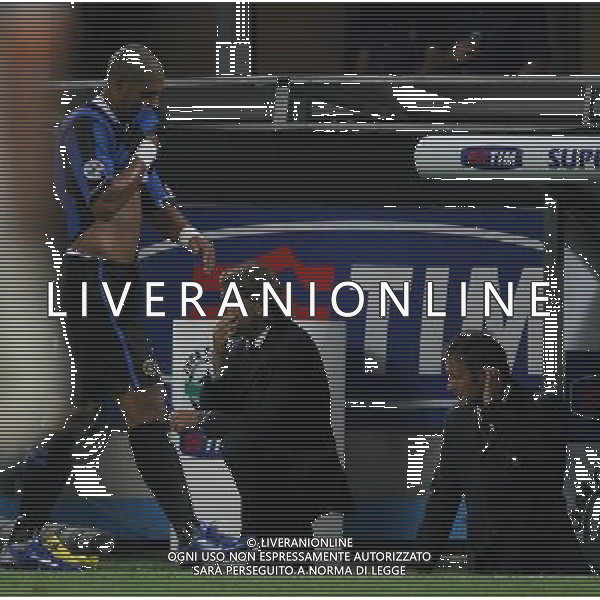 INTER -ROMA SUPERCOPPA ITALIANA TIM 26/08/2006 NELLA FOTO MANCINI-ADRIANO agenzia aldo liverani