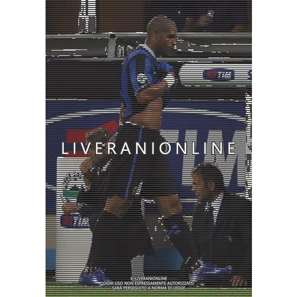 INTER -ROMA SUPERCOPPA ITALIANA TIM 26/08/2006 NELLA FOTO MANCINI-ADRIANO agenzia aldo liverani