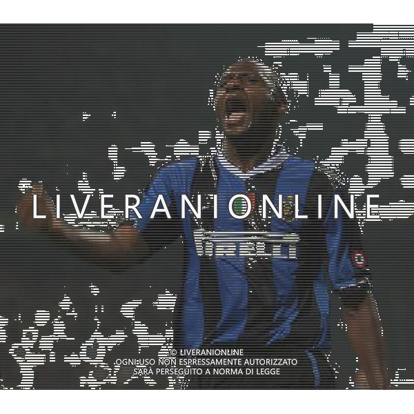 INTER -ROMA SUPERCOPPA ITALIANA TIM 26/08/2006 NELLA FOTO PATRICK VIEIRA agenzia aldo liverani