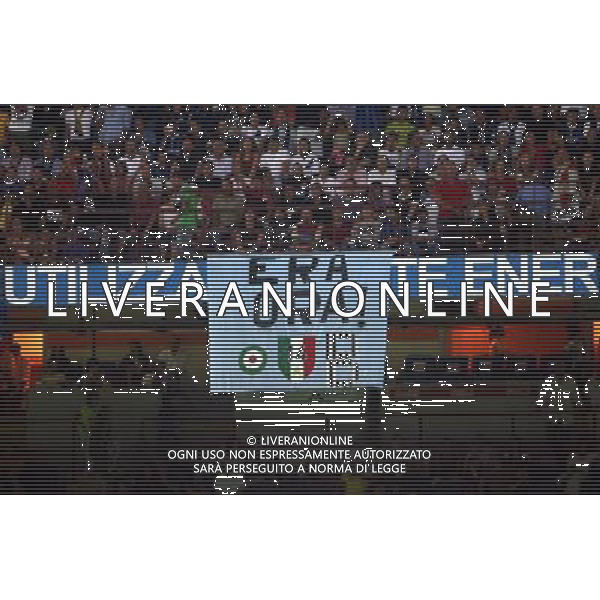 INTER -ROMA SUPERCOPPA ITALIANA TIM 26/08/2006 NELLA FOTO TIFOSI INTER agenzia aldo liverani