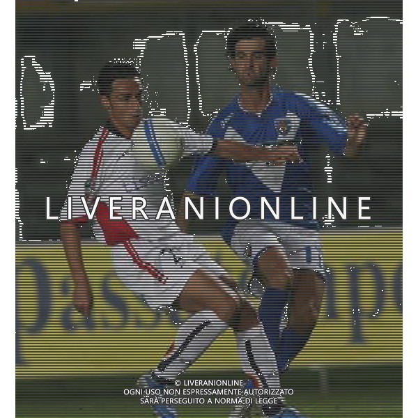 brescia 27-08-2006 coppa italia brescia cagliari d\'agostino e del nero foto filippo venezia-ag aldo liverani