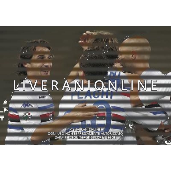 BOLOGNA - SAMPDORIA COPPA ITALIA TIM CUP 27/08/2006 NELLA FOTO ESULTANZA DOPO IL GOL DI CRISTIAN ZENONI FOTO ANDRY/AG. ALDO LIVERANI