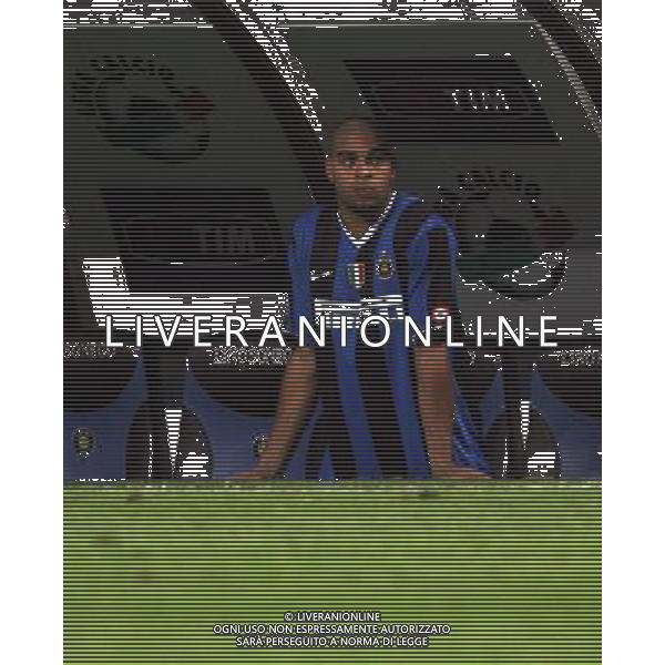 INTER-ROMA SUPERCOPPA ITALIANA 26/08/2006 NELLA FOTO ADRIANO IN PANCHINA AGENZI ALDO LIVERANI