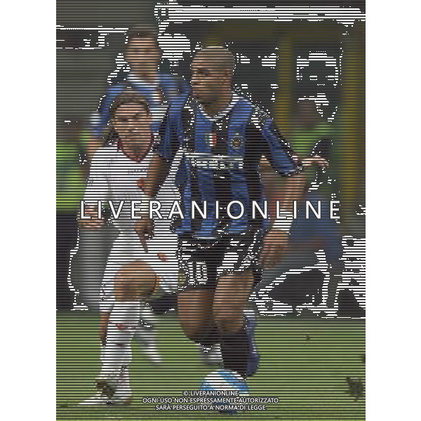 INTER-ROMA SUPERCOPPA ITALIANA 26/08/2006 NELLA FOTO ADRIANO AGENZI ALDO LIVERANI