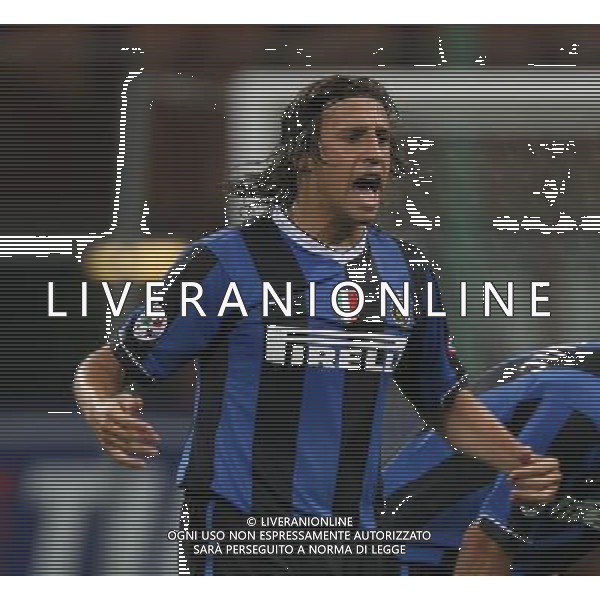 INTER-ROMA SUPERCOPPA ITALIANA 26/08/2006 NELLA FOTO CRESPO HERNAN AGENZI ALDO LIVERANI