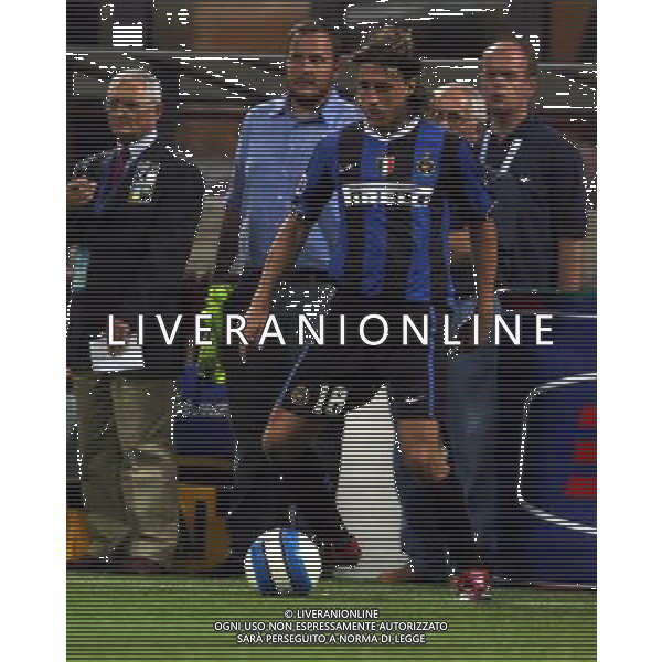 INTER-ROMA SUPERCOPPA ITALIANA 26/08/2006 NELLA FOTO HERNAN CRESPO AGENZI ALDO LIVERANI
