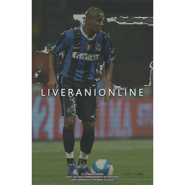 INTER-ROMA SUPERCOPPA ITALIANA 26/08/2006 NELLA FOTO MAICON AGENZI ALDO LIVERANI