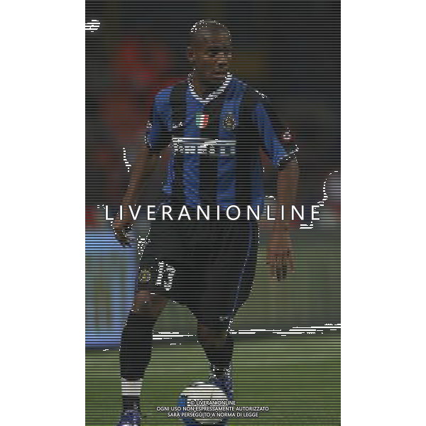 INTER-ROMA SUPERCOPPA ITALIANA 26/08/2006 NELLA FOTO MAICON AGENZI ALDO LIVERANI