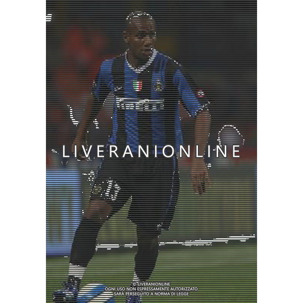 INTER-ROMA SUPERCOPPA ITALIANA 26/08/2006 NELLA FOTO MAICON AGENZI ALDO LIVERANI