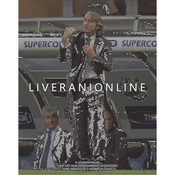 INTER-ROMA SUPERCOPPA ITALIANA 26/08/2006 NELLA FOTO ROBERTO MANCINI AGENZI ALDO LIVERANI