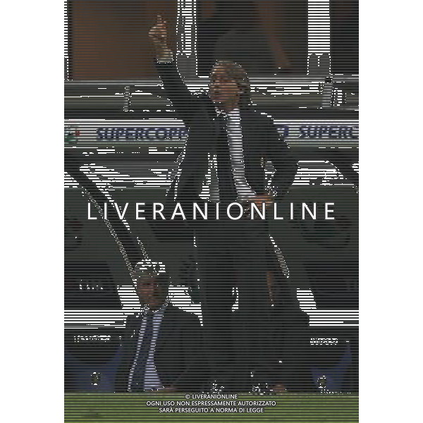 INTER-ROMA SUPERCOPPA ITALIANA 26/08/2006 NELLA FOTO ROBERTO MANCINI AGENZI ALDO LIVERANI