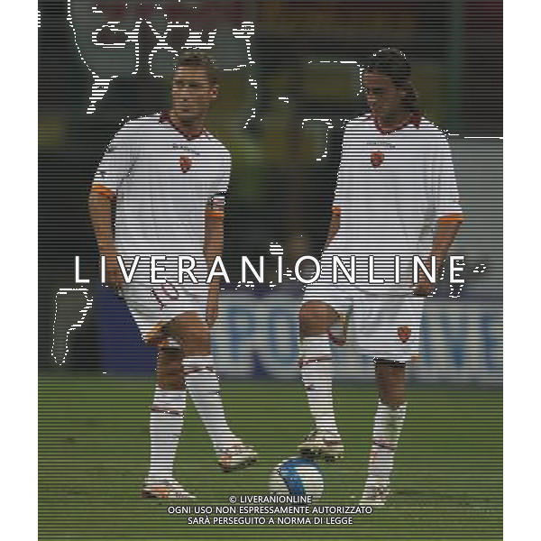 INTER-ROMA SUPERCOPPA ITALIANA 26/08/2006 NELLA FOTO TOTTI-AQUILANI AGENZI ALDO LIVERANI