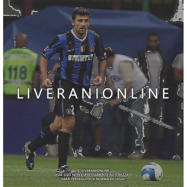 INTER-ROMA SUPERCOPPA ITALIANA 26/08/2006 NELLA FOTO WALTER SAMUEL AGENZI ALDO LIVERANI