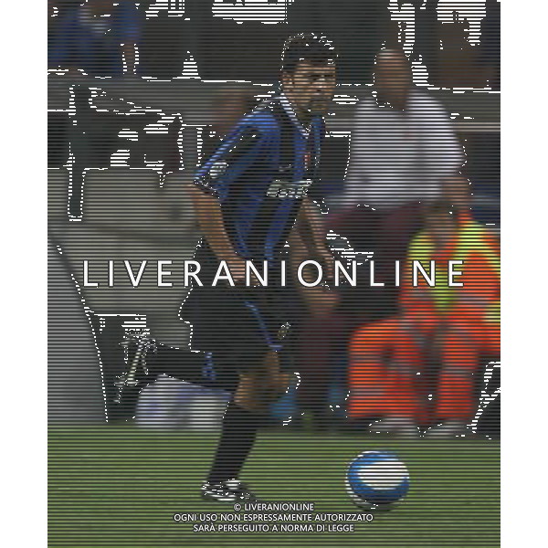 INTER-ROMA SUPERCOPPA ITALIANA 26/08/2006 NELLA FOTO WALTER SAMUEL AGENZI ALDO LIVERANI