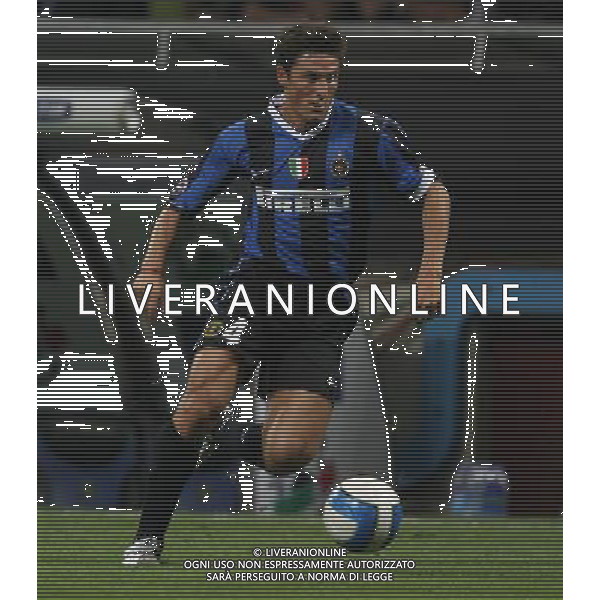 INTER-ROMA SUPERCOPPA ITALIANA 26/08/2006 NELLA FOTO ZANETTI JAVIER AGENZI ALDO LIVERANI