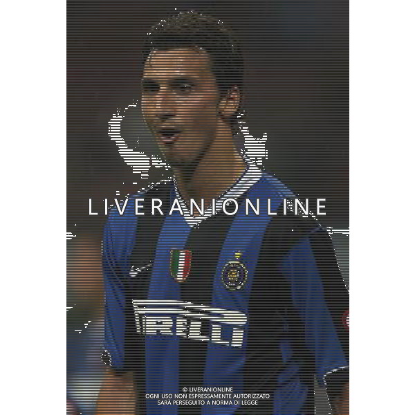 INTER-ROMA SUPERCOPPA ITALIANA 26/08/2006 NELLA FOTO ZLATAN IBRAHIMOVIC AGENZI ALDO LIVERANI