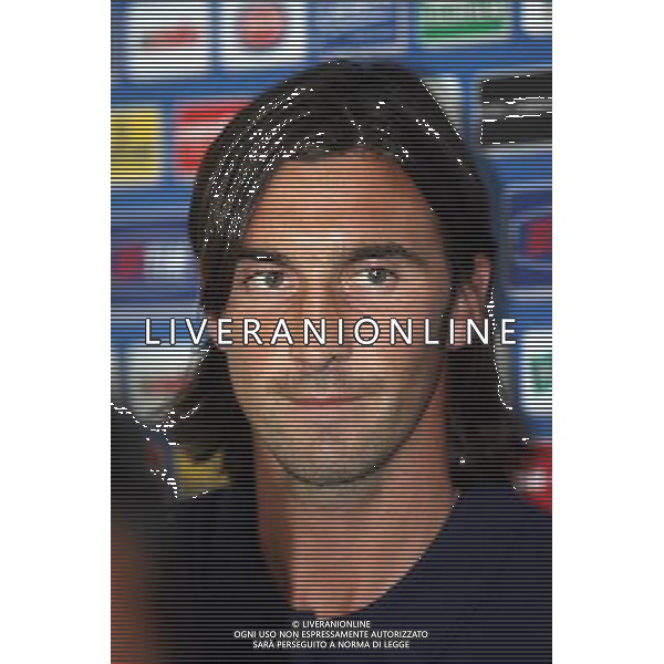 Coverciano conferenza stampa nazionale italiana 28/08/2006 nella foto emiliano bonazzoli nuovo convocato * ph gianni nucci/ag. Aldo liverani