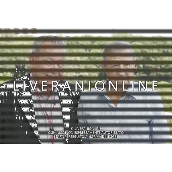 Montecarlo Monaco 28-08-2006 Golden Foot 2006 Conferenza stampa nella foto fontaine e kopa ph marco luzzani/ag aldo liverani s.a.s.