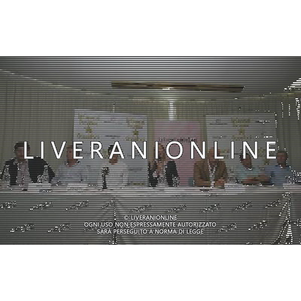 Montecarlo Monaco 28-08-2006 Golden Foot 2006 Conferenza stampa nella foto il tavolo ph marco luzzani/ag aldo liverani s.a.s.