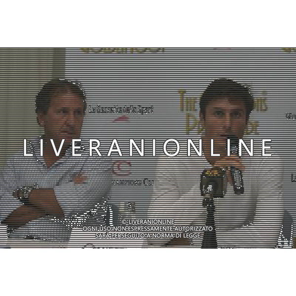 Montecarlo Monaco 28-08-2006 Golden Foot 2006 Conferenza stampa nella foto zanetti e zico ph marco luzzani/ag aldo liverani s.a.s.