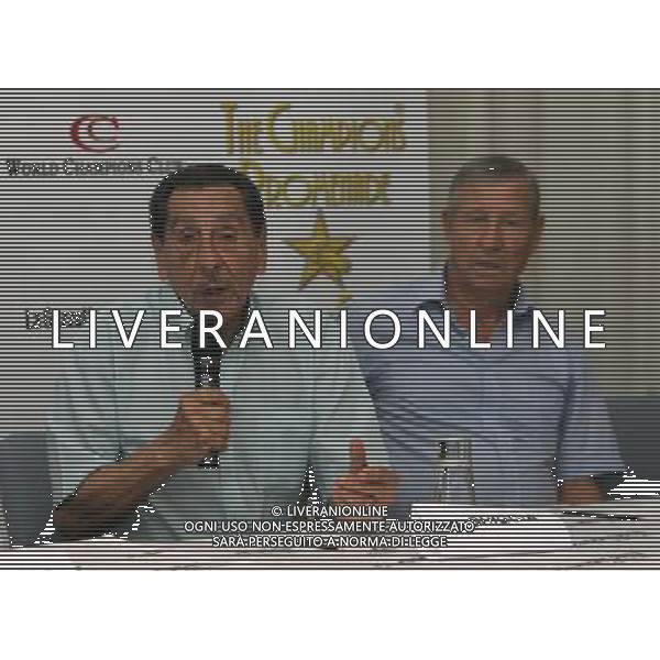 Montecarlo Monaco 28-08-2006 Golden Foot 2006 Conferenza stampa nella foto ghiggia e kopa ph marco luzzani/ag aldo liverani s.a.s.