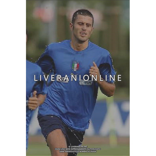 COVERCIANO 28 AGOSTO 2006 ALLENAMENTO DELLA NAZIONALE NELLA FOTO: FABIO GROSSO AG ALDO LIVERANI