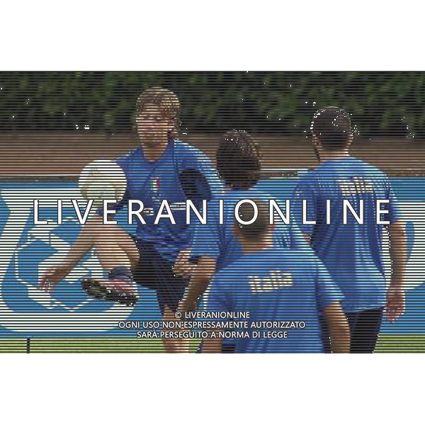 Allenamento della nazionale italiana a coverciano 28/08/2006 nella foto antonio cassano * ph gianni nucci/ag. aldo liverani