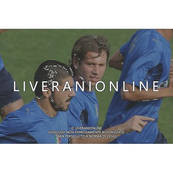 Allenamento della nazionale italiana a coverciano 28/08/2006 nella foto antonio cassano con gennaro gattuso* ph gianni nucci/ag. aldo liverani