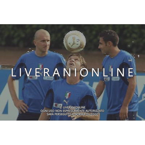 Allenamento della nazionale italiana a coverciano 28/08/2006 nella foto antonio cassano * ph gianni nucci/ag. aldo liverani