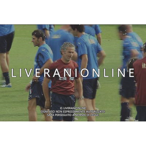 Allenamento della nazionale italiana a coverciano 28/08/2006 nella foto roberto donadoni * ph gianni nucci/ag. aldo liverani