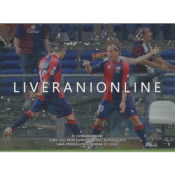 GENOVA 27/08/06 COPPA ITALIA TIM 2006/07 GENOA-MODENA NELLA FOTO DOP GOL ADAILTON MARTINS PH GIGI ARCAINI/AG. ALDO LIVERANI