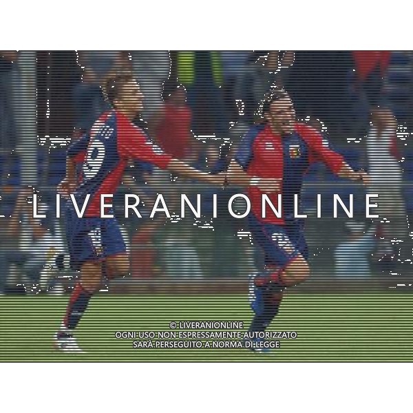 GENOVA 27/08/06 COPPA ITALIA TIM 2006/07 GENOA-MODENA NELLA FOTO DOPO GOL GRECO GIUSEPPE PH GIGI ARCAINI/AG. ALDO LIVERANI