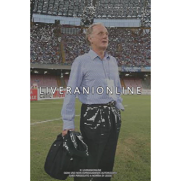 NAPOLI - JUVENTUS COPPA ITALIA TIM CUP 27/08/2006 NELLA FOTO IL PRESIDENTE DELLA JUVENTUS GIOVANNI COBOLLI GIGLI FOTO MOSCA/AG. ALDO LIVERANI