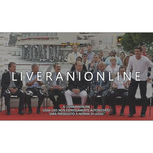 Monaco Montecarlo 28/08/2006 Golden Foot 2006 nella foto da sx zico, kopa, caliendo, s.a.s. Alberto ll di monaco, di cesare, ghiggia e zanetti ph marco luzzani/ag aldo liverani s.a.s.