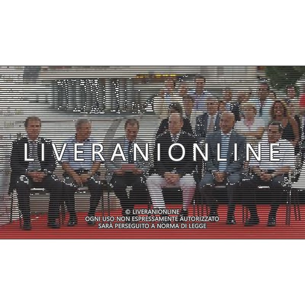 Monaco Montecarlo 28/08/2006 Golden Foot 2006 nella foto da sx zico, kopa, caliendo, s.a.s. Alberto ll di monaco, di cesare, ghiggia ph marco luzzani/ag aldo liverani s.a.s.