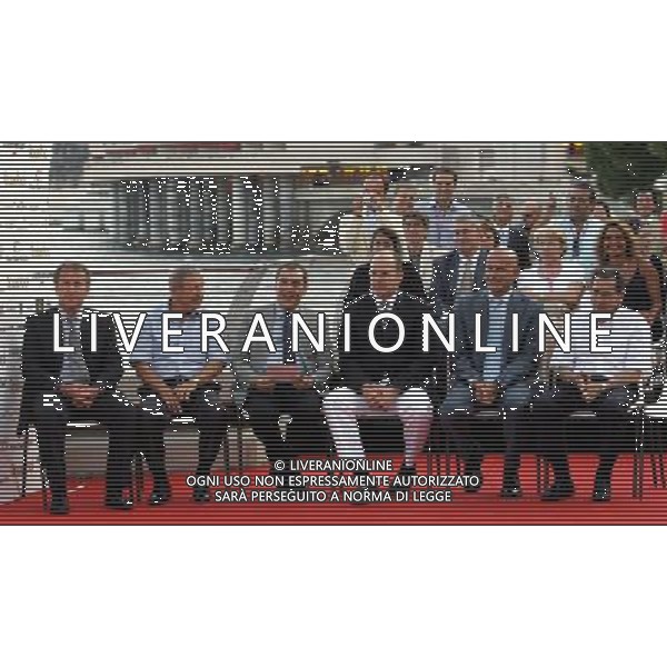 Monaco Montecarlo 28/08/2006 Golden Foot 2006 nella foto da sx zico, kopa, caliendo, s.a.s. Alberto ll di monaco, di cesare, ghiggia ph marco luzzani/ag aldo liverani s.a.s.