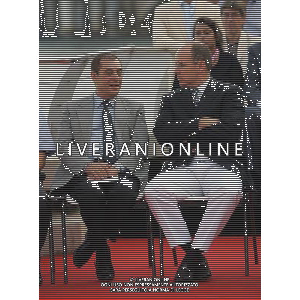 Monaco Montecarlo 28/08/2006 Golden Foot 2006 nella foto s.a.s. Alberto ll di monaco e caliendo ph marco luzzani/ag aldo liverani s.a.s.