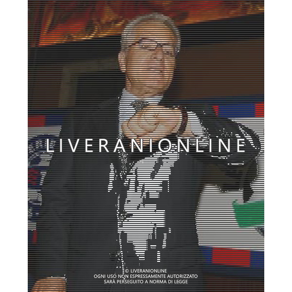 Roma - 30/ 08 / 2006 - Salone d\'Onore del Coni - Foro Italico - Cerimonia di presentazione dei Calendari 2006/2007 della Serie A e della Serie B TIM - nella foto: Il presidente della Lega Calcio Antonio Matarrese ph Corradetti/ag. aldo liverani 