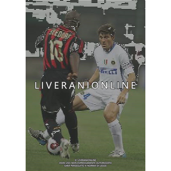 Trofeo Tim 31/08/2006 inter - milan - juventus nella foto clarence seedorf con javier zanetti ph luzzani/ag. aldo liverani