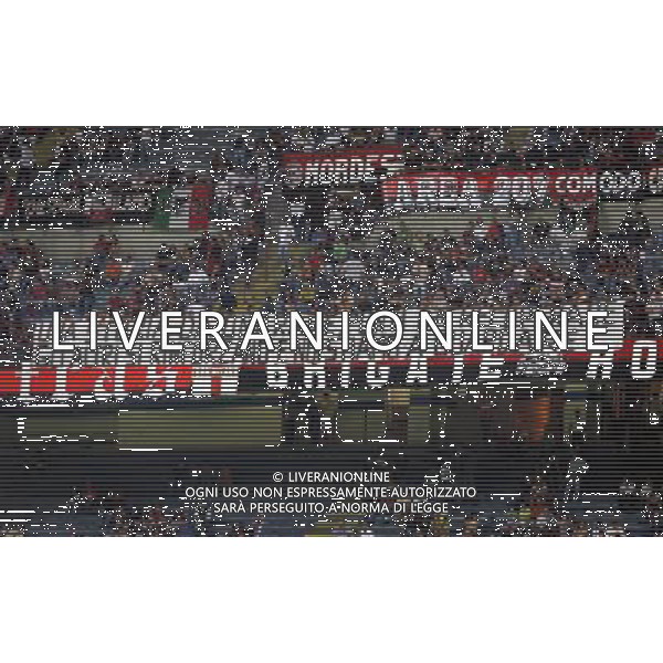 Trofeo Tim 31/08/2006 inter - milan - juventus nella foto striscione dei tifosi milanisti ph luzzani/ag. aldo liverani