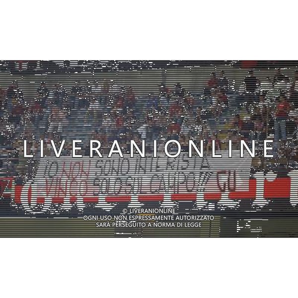 Trofeo Tim 31/08/2006 inter - milan - juventus nella foto striscione dei tifosi milanisti ph luzzani/ag. aldo liverani