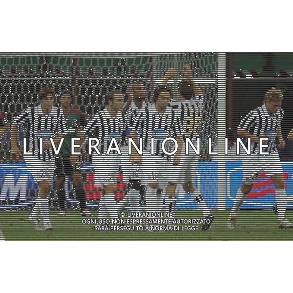 Trofeo Tim 31/08/2006 inter - milan - juventus nella foto esultanza dopo il gol di marcelo zalayeta ph luzzani/ag. aldo liverani