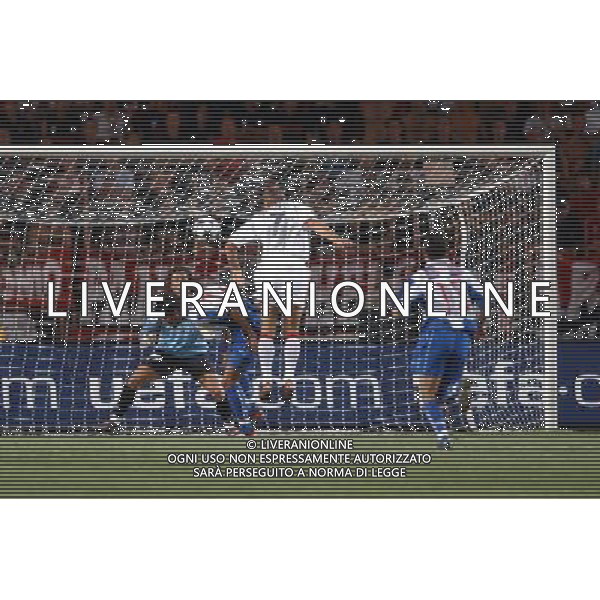 MONTECARLO MONACO 29-08-2003 MILAN - PORTO SUPERCOPPA EUROPEA NELLA FOTO: GOL DEL VANTAGGIO DI SHEVCHENKO ANDRYI* AGENZIA ALDO LIVERANI
