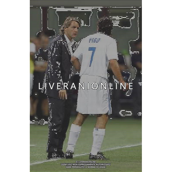 Milano 31/08/2006 trofeo tim 2006 inter-milan-juventus nella foto figo e mancini ph marco luzzani/ag aldo liverani s.a.s.