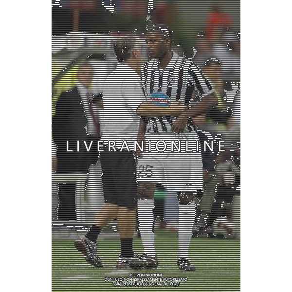 Milano 31/08/2006 trofeo tim 2006 inter-milan-juventus nella foto deschamps e zalayeta ph marco luzzani/ag aldo liverani s.a.s.